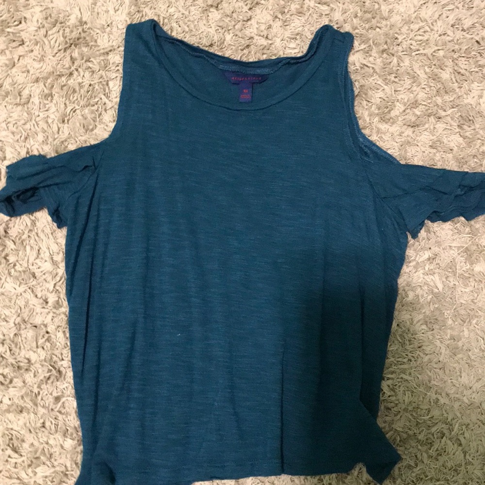 Aeropostale shoulder less shirt